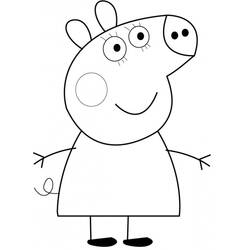 Malvorlage: Peppa Pig (Karikaturen) #43948 - Kostenlose Malvorlagen zum Ausdrucken