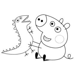 Malvorlage: Peppa Pig (Karikaturen) #43961 - Kostenlose Malvorlagen zum Ausdrucken
