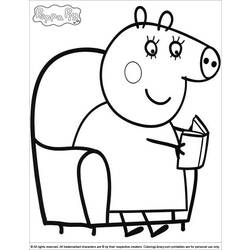 Malvorlage: Peppa Pig (Karikaturen) #43969 - Kostenlose Malvorlagen zum Ausdrucken