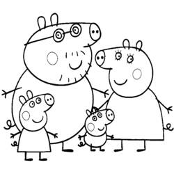 Malvorlage: Peppa Pig (Karikaturen) #43978 - Kostenlose Malvorlagen zum Ausdrucken