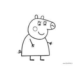 Malvorlage: Peppa Pig (Karikaturen) #43982 - Kostenlose Malvorlagen zum Ausdrucken