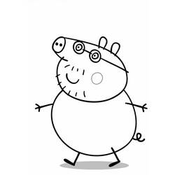 Malvorlage: Peppa Pig (Karikaturen) #43990 - Kostenlose Malvorlagen zum Ausdrucken