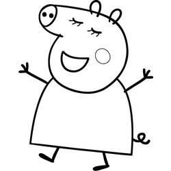 Malvorlage: Peppa Pig (Karikaturen) #43993 - Kostenlose Malvorlagen zum Ausdrucken