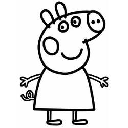 Malvorlage: Peppa Pig (Karikaturen) #44038 - Kostenlose Malvorlagen zum Ausdrucken