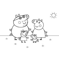 Malvorlage: Peppa Pig (Karikaturen) #44041 - Kostenlose Malvorlagen zum Ausdrucken