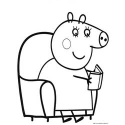 Malvorlage: Peppa Pig (Karikaturen) #44044 - Kostenlose Malvorlagen zum Ausdrucken