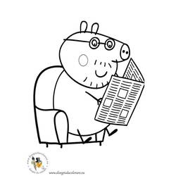 Malvorlage: Peppa Pig (Karikaturen) #44069 - Kostenlose Malvorlagen zum Ausdrucken