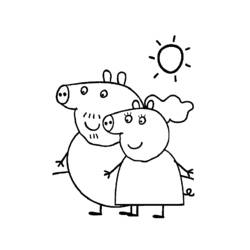 Malvorlage: Peppa Pig (Karikaturen) #44070 - Kostenlose Malvorlagen zum Ausdrucken
