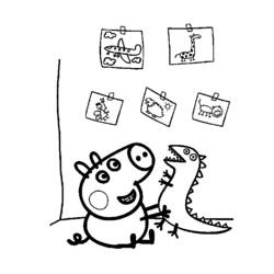 Malvorlage: Peppa Pig (Karikaturen) #44081 - Kostenlose Malvorlagen zum Ausdrucken