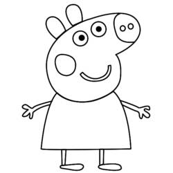 Malvorlage: Peppa Pig (Karikaturen) #44088 - Kostenlose Malvorlagen zum Ausdrucken