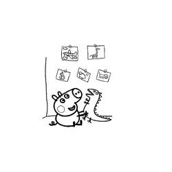 Malvorlage: Peppa Pig (Karikaturen) #44096 - Kostenlose Malvorlagen zum Ausdrucken