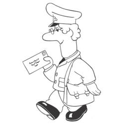 Malvorlage: Peter der Postbote (Karikaturen) #49499 - Kostenlose Malvorlagen zum Ausdrucken