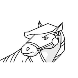 Malvorlage: Pferdeland (Karikaturen) #53850 - Kostenlose Malvorlagen zum Ausdrucken