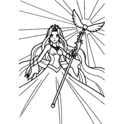 Malvorlage: Pichi Pichi Tonhöhe: Meerjungfrau-Melodie (Karikaturen) #53670 - Kostenlose Malvorlagen zum Ausdrucken