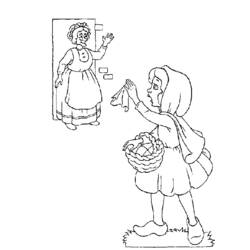 Malvorlage: Rotkäppchen (Karikaturen) #49201 - Kostenlose Malvorlagen zum Ausdrucken