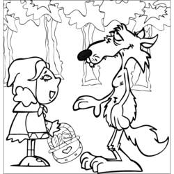 Malvorlage: Rotkäppchen (Karikaturen) #49202 - Kostenlose Malvorlagen zum Ausdrucken