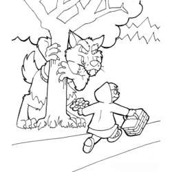 Malvorlage: Rotkäppchen (Karikaturen) #49352 - Kostenlose Malvorlagen zum Ausdrucken