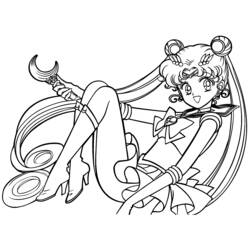 Malvorlage: Sailor Moon (Karikaturen) #50238 - Kostenlose Malvorlagen zum Ausdrucken