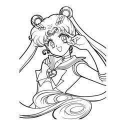 Malvorlage: Sailor Moon (Karikaturen) #50240 - Kostenlose Malvorlagen zum Ausdrucken