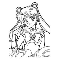 Malvorlage: Sailor Moon (Karikaturen) #50249 - Kostenlose Malvorlagen zum Ausdrucken
