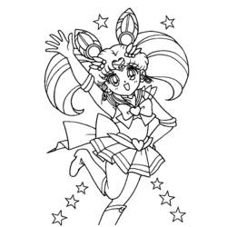 Malvorlage: Sailor Moon (Karikaturen) #50256 - Kostenlose Malvorlagen zum Ausdrucken