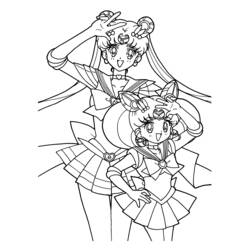 Malvorlage: Sailor Moon (Karikaturen) #50260 - Kostenlose Malvorlagen zum Ausdrucken