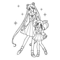 Malvorlage: Sailor Moon (Karikaturen) #50261 - Kostenlose Malvorlagen zum Ausdrucken