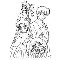 Malvorlage: Sailor Moon (Karikaturen) #50277 - Kostenlose Malvorlagen zum Ausdrucken