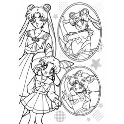 Malvorlage: Sailor Moon (Karikaturen) #50301 - Kostenlose Malvorlagen zum Ausdrucken