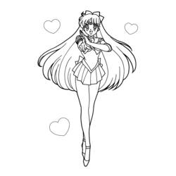 Malvorlage: Sailor Moon (Karikaturen) #50315 - Kostenlose Malvorlagen zum Ausdrucken