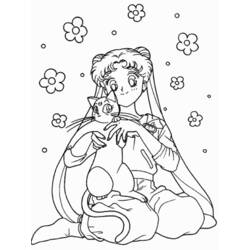Malvorlage: Sailor Moon (Karikaturen) #50316 - Kostenlose Malvorlagen zum Ausdrucken
