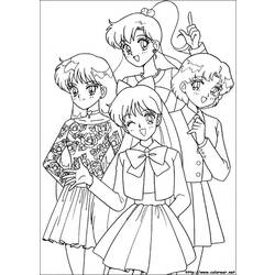 Malvorlage: Sailor Moon (Karikaturen) #50324 - Kostenlose Malvorlagen zum Ausdrucken