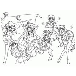 Malvorlage: Sailor Moon (Karikaturen) #50347 - Kostenlose Malvorlagen zum Ausdrucken