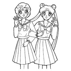 Malvorlage: Sailor Moon (Karikaturen) #50355 - Kostenlose Malvorlagen zum Ausdrucken