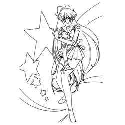 Malvorlage: Sailor Moon (Karikaturen) #50361 - Kostenlose Malvorlagen zum Ausdrucken