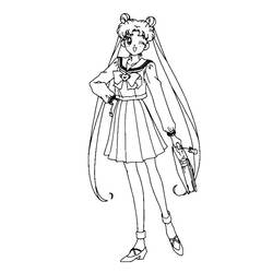 Malvorlage: Sailor Moon (Karikaturen) #50369 - Kostenlose Malvorlagen zum Ausdrucken