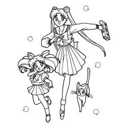 Malvorlage: Sailor Moon (Karikaturen) #50381 - Kostenlose Malvorlagen zum Ausdrucken