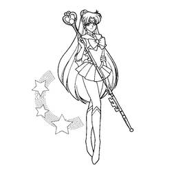 Malvorlage: Sailor Moon (Karikaturen) #50386 - Kostenlose Malvorlagen zum Ausdrucken