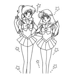 Malvorlage: Sailor Moon (Karikaturen) #50396 - Kostenlose Malvorlagen zum Ausdrucken