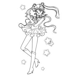 Malvorlage: Sailor Moon (Karikaturen) #50401 - Kostenlose Malvorlagen zum Ausdrucken