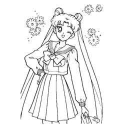 Malvorlage: Sailor Moon (Karikaturen) #50406 - Kostenlose Malvorlagen zum Ausdrucken