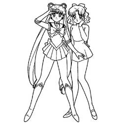 Malvorlage: Sailor Moon (Karikaturen) #50413 - Kostenlose Malvorlagen zum Ausdrucken