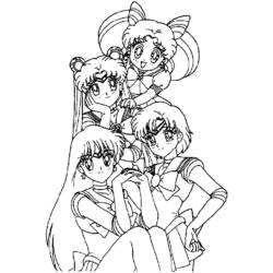 Malvorlage: Sailor Moon (Karikaturen) #50415 - Kostenlose Malvorlagen zum Ausdrucken