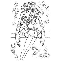 Malvorlage: Sailor Moon (Karikaturen) #50418 - Kostenlose Malvorlagen zum Ausdrucken