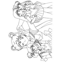 Malvorlage: Sailor Moon (Karikaturen) #50423 - Kostenlose Malvorlagen zum Ausdrucken