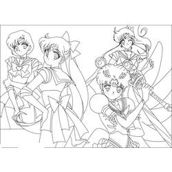 Malvorlage: Sailor Moon (Karikaturen) #50437 - Kostenlose Malvorlagen zum Ausdrucken
