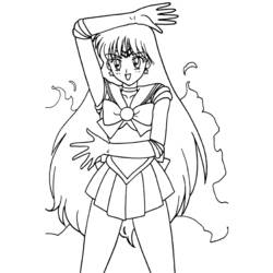 Malvorlage: Sailor Moon (Karikaturen) #50439 - Kostenlose Malvorlagen zum Ausdrucken
