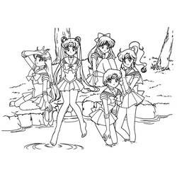 Malvorlage: Sailor Moon (Karikaturen) #50440 - Kostenlose Malvorlagen zum Ausdrucken