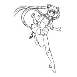 Malvorlage: Sailor Moon (Karikaturen) #50445 - Kostenlose Malvorlagen zum Ausdrucken