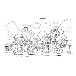 Malvorlage: Schlümpfe (Karikaturen) #34712 - Kostenlose Malvorlagen zum Ausdrucken